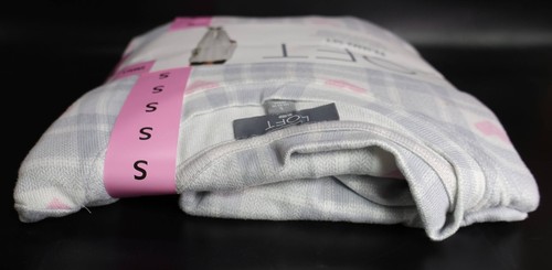 LOFT weicher Strick Damen Pyjama Set, grau/rosa Herzen, Größe S - Bild 5 von 8