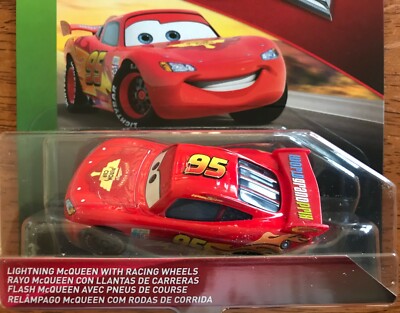 Disney Pixar Cars - LIGHTNING McQUEEN WITH RACING WHEELS - WGP | eBay