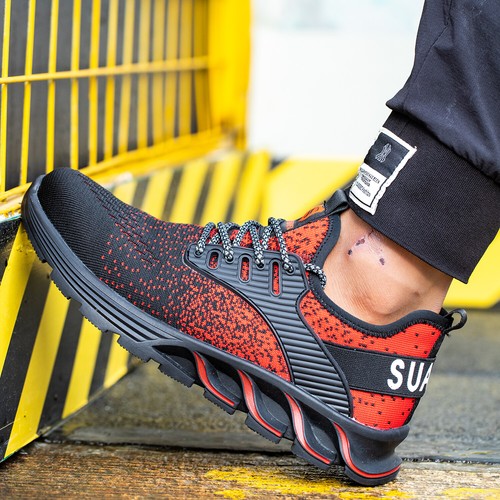 SUADEX Scarpe Antinfortunistiche Uomo Lavoro Donna Leggere Cappucci Acciaio Sportive - Foto 48 di 60
