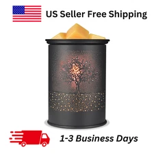 Metal Wax Melt Warmer, Candle Wax Warmer for Scented Wax Melter,Electric Wax Mel