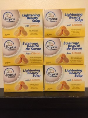 6 X Tropical Essence Lightening Beauty Soap With Lemon Lot Of 6 Soaps 98864008553 Ebay