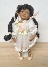 Poupée d'artiste porcelaine doll ballerine 32 cm collector rare vintage