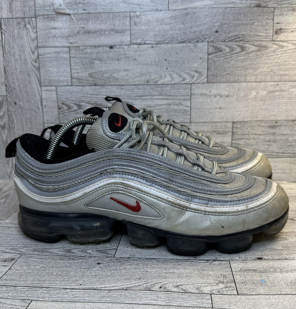 Nike Air VaporMax 97 Metallic Silver Mens Size 10.5 AJ7291-002  