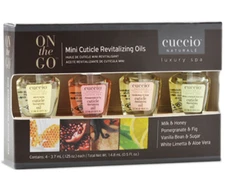 Cuccio Mini Revitalizing Cuticle Oil, 4 CT SET