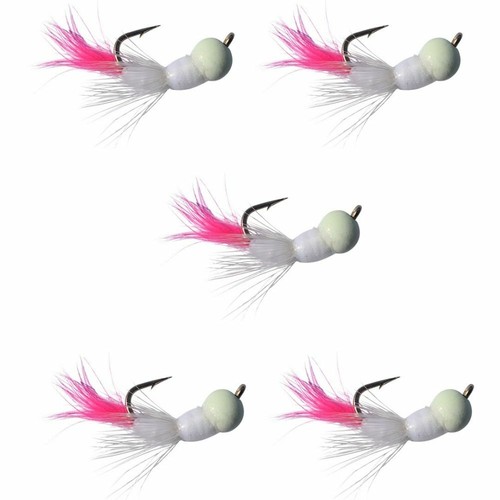 Kenders Tungsten Akua Jig Series Micro Panfish/Ice Fishing Jigs (5 Jig per confezione) - Foto 18 di 19