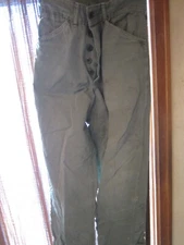 VTG 40s 50s U.S. Marine Corps Herringbone Monkey Trousers Pants Size #2APP 32x30