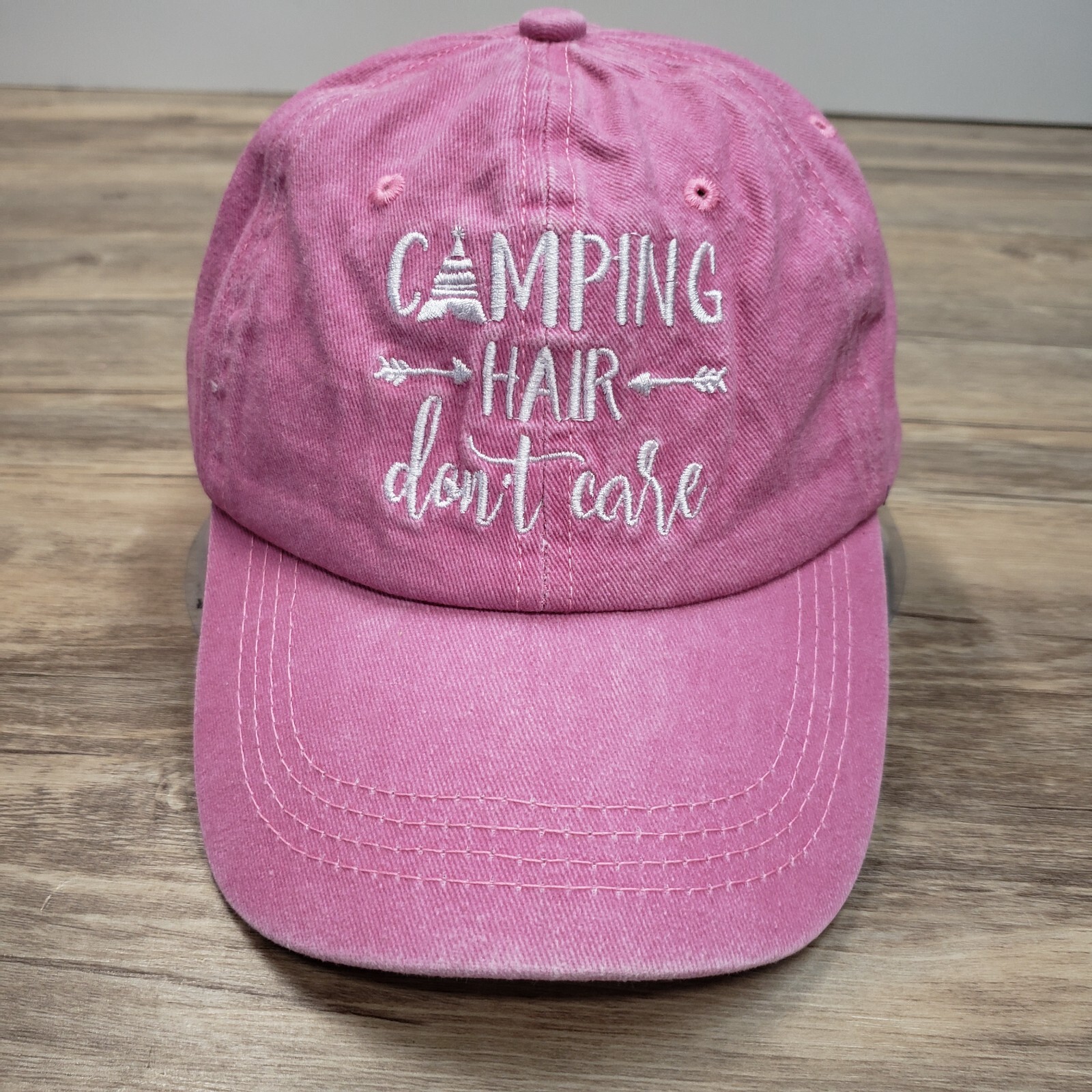 PONY Cappello da Campeggio Capelli Don;t Auto Berretto Coda di Cavallo Rosso Cotone Regolabile