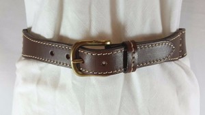 eddie bauer leather belt