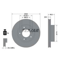 Textar 2X Bremsscheibe 92203003