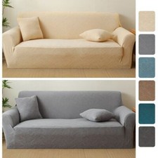 Jacquard Stretch Sofa Cover Sectional Slipcover Elastic Protector 1/2/3/4 Seat