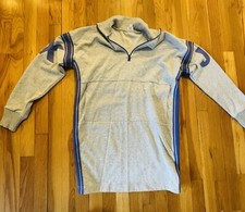 Juicy Couture Side Stripes Sweatshirt Dress Half Zip Short Size S Grey