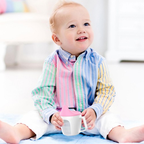 Baby Silicone Straw Sippy Cup Toddler Training Water Bottle Leakproof Tableware - Picture 12 of 14