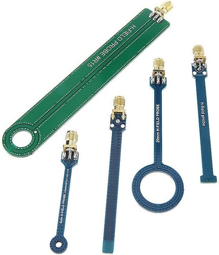Juego de 5 piezas de sonda de campo cercano EMC EMI 9 KHz-3 GHz SMA antena hembra dorada, negra - Imagen 8 de 8