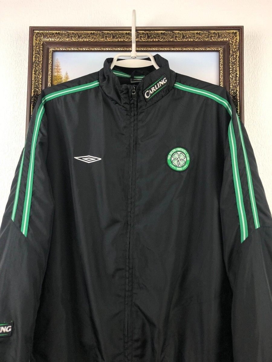 Vintage FC Celtic Football Jacket Soccer Track Top Zip Umbro Vintage FC Celtic Football Jacket Soccer Track Top Zip Umbro