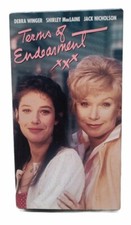 TERMS OF ENDEARMENT XXX VHS Debra Winger Shirley MacLaine Jack Nicholson NEW!