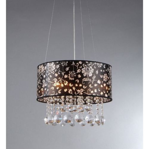 Warehouse of Tiffany Ninian Oiled rubbed Bronze CrystalMetal 6 light Chandelier with Fabric Drum Shade Warehouse of Tiffany Ninian Oiled rubbed Bronze CrystalMetal 6 light Chandelier with Fabric Drum Shade