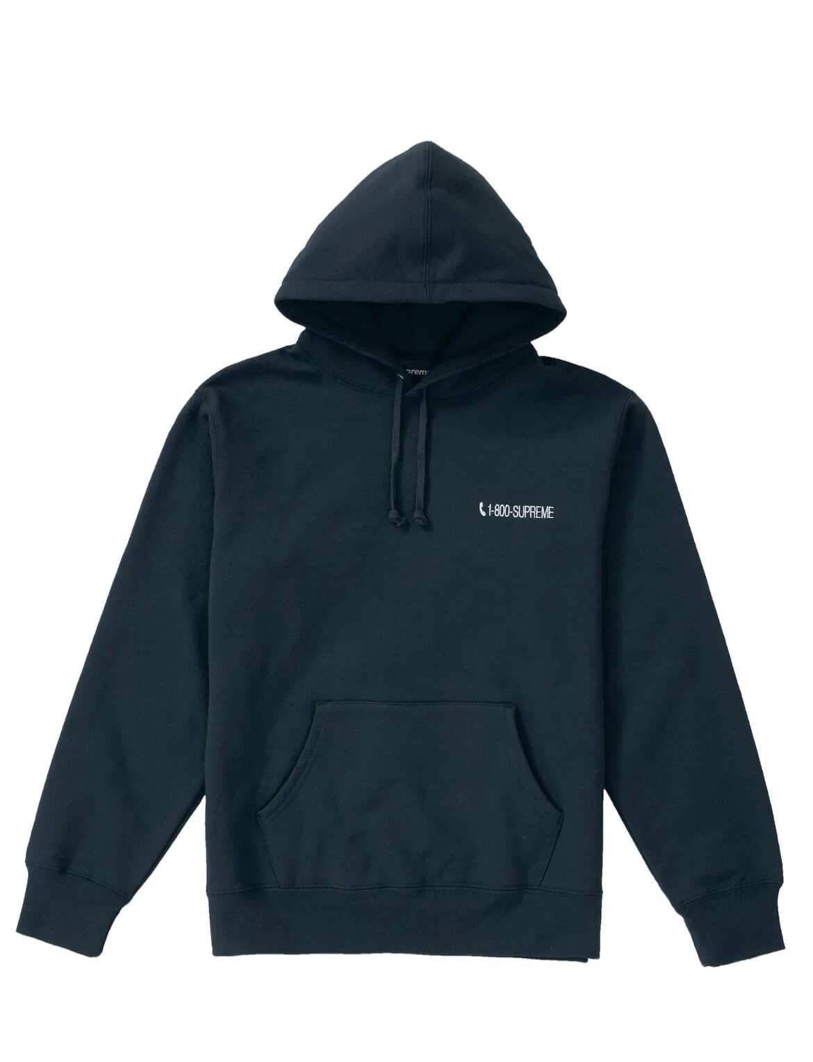 SUPREME 1 800 SWEAT SHIRT À CAPUCHE MARINE TAILLE MOYENNE