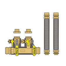 New NIBCO 11/4 PRSX1 HC CMPLT NBP Kit H-8FK4-WIF Manifold, Supply,  Return Line