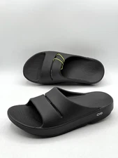 OOFOS OOahh Unisex Black - US Men 8 Women’s 10 EU 41