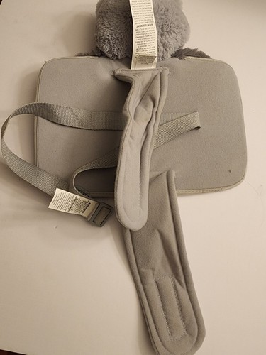 Eddie Bauer Gray Plush Owl Baby Carseat Vehicle Mirror - Picture 2 of 3