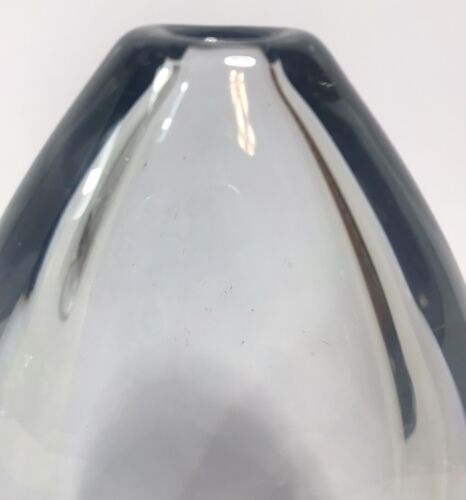 Orrefors Bud Vaso Soffiato a Mano Firmato Arte Vetro Fiore a Goccia 4,75" - Foto 13 di 14
