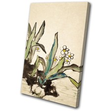 Flowers Painting Style Home Gift Floral SINGLE CANVAS WALL ART Picture Print