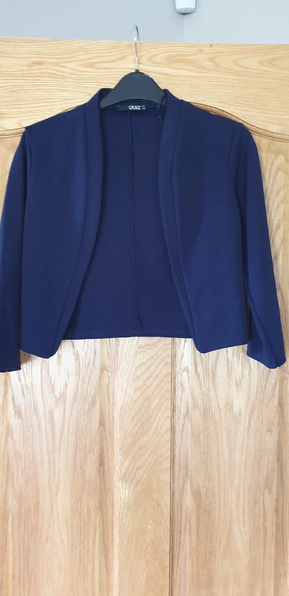 Quiz navy best sale jacket