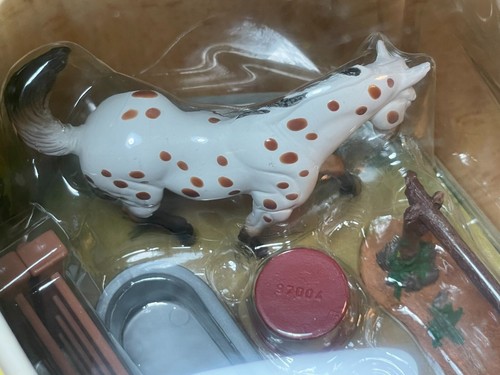 Breyer Stablemates Appaloosa Foal Mare Figurine Dude Rance Play Set #5308 NIB - Picture 14 of 16