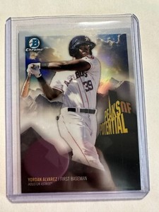 K33,494 - 2018 Bowman Chrome Peaks of Potential Refractors #PPYA Yordan Alvarez