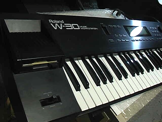 Roland W-30 Workstation in hard shell case..Rare 80's Roland W-30 Workstation in hard shell case..Rare 80's