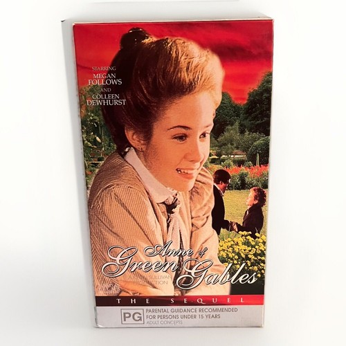 ANNE OF GREEN GABLES + The Sequel VHS Video Cassette Double Pack Tested - Picture 2 of 7