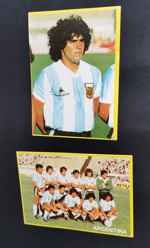 Rookie Maradona Football in Action Danone FIFA World Cup Spain 1982 Complete Set - Picture 10 of 11