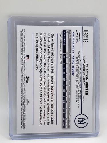 2024 Topps Chrome Update Series - Blue & Green Lava Lamp Refractor #USC118... - Picture 2 of 2