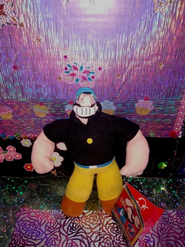 Vtg. 🦄KellyToy /Popeye & Pals / "Brutus" '2002 9" Small Plush! With Hang Tag! - Picture 13 of 16