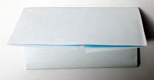 100pcs Diamond Parcel Papers White & Light Blue Premium Belgium Blue VISION - Picture 5 of 5