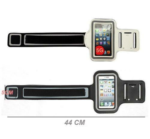 iPod Touch 5 6 7 Gen - RUNNING ARMBAND SPORTS GYM WORKOUT CASE COVER BAND WHITE