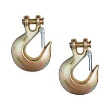 2 Pack G70 1/2" Clevis Slip Hook for Flatbed Truck Trailer Transport Tow Chain