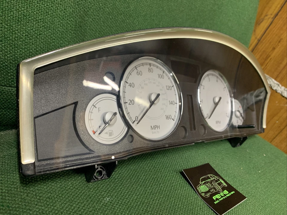 Chrysler 300c Pacote CRD Velocímetro Dash Cluster X1 Dash Relógios Speedo 2006 203,000 - Imagem 2 de 4