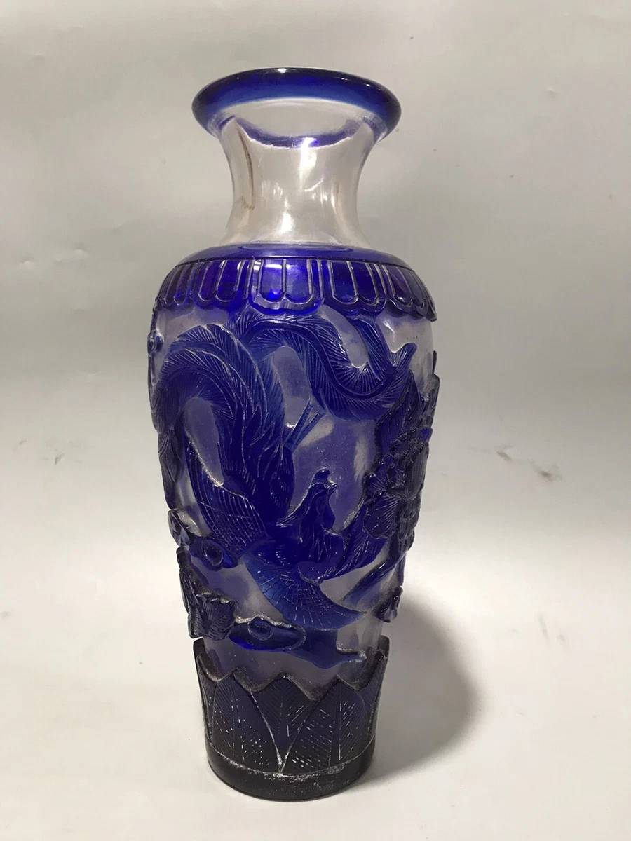 花卉　瓶　中国 复古中国花瓶//景德镇- 20 世纪– Diddenantiques