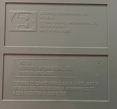 Bondwell Model 8 Vintage Laptop Computer von ca. 1985 - Photo 8/10