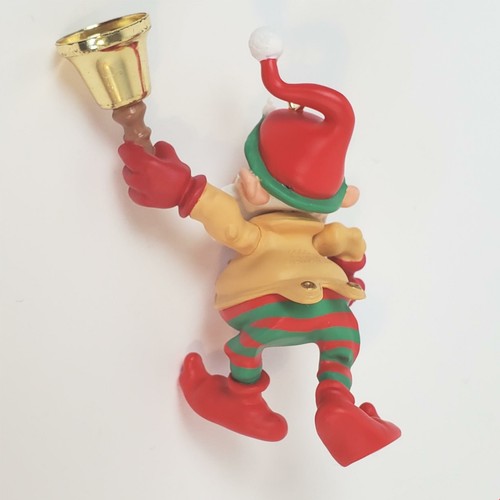 Hallmark Keepsake Ornament Edición Club de Coleccionista Campana Rodamiento Elfo 2000 - Imagen 4 de 7
