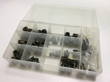 Lot Of Various Amphenol MS Style 90 Degree Cable Connectors 4 Pin w/Shrouds