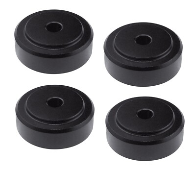 Dynavox Aluminium Füsse -Mini- schwarz - für Geräte oder LS - 4er Set - ..25 kg!