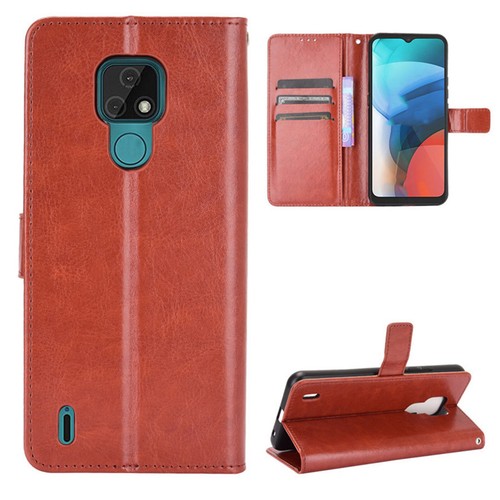 For Motorola Moto E7 Phone Leather Case Full Coverage Flip Case Protective Cover - Picture 7 of 16