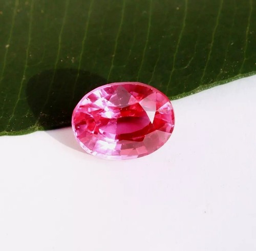 Pink Spinel 9 Ct Oval Cut Certified Loose Gemstone Natural Best Offer Gift - 第 2/7 張圖片