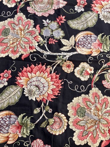 Schöner BILTMORE schwarz & bunt Blumenmuster Volant Vorhang 81" x 21" - Bild 6 von 6