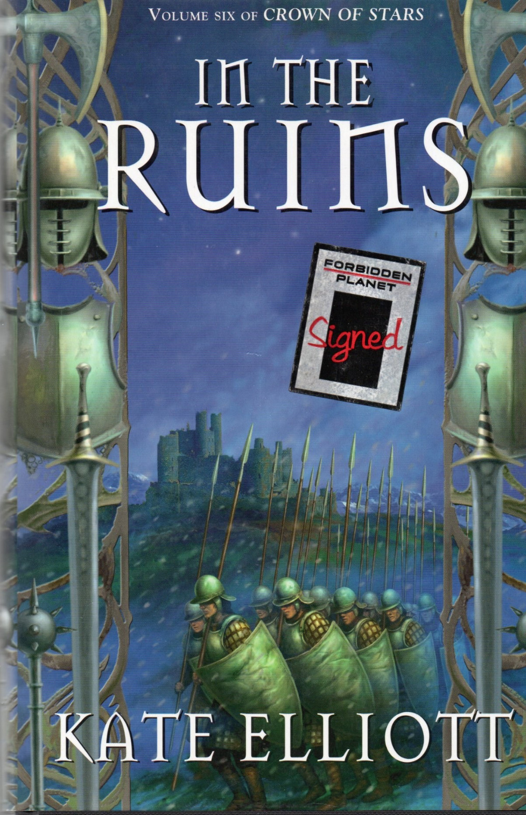 Kate Elliott SIGNED In The Ruins Epic Fantasy Science Fiction Crown of Stars 1st