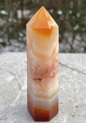 Carnelian Point Wand   Creativity Grounding 29728E