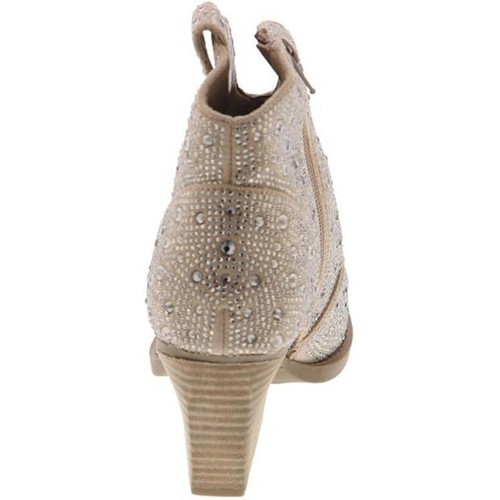 Stivali western Austin nuovi con etichette Very G GOLD BLING accento strass cowboy 10 - Foto 7 di 12