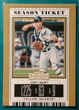 2019 PANINI CONTENDERS DRAFT PICKS VARIATIONS JOEY BART #11 YELLOW JACKETS